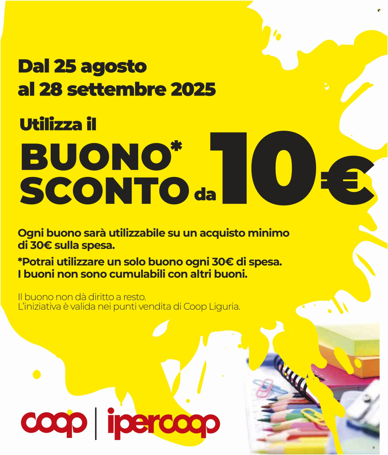 Volantino Coop - 4/9/2025 - 17/9/2025. Pagina 9