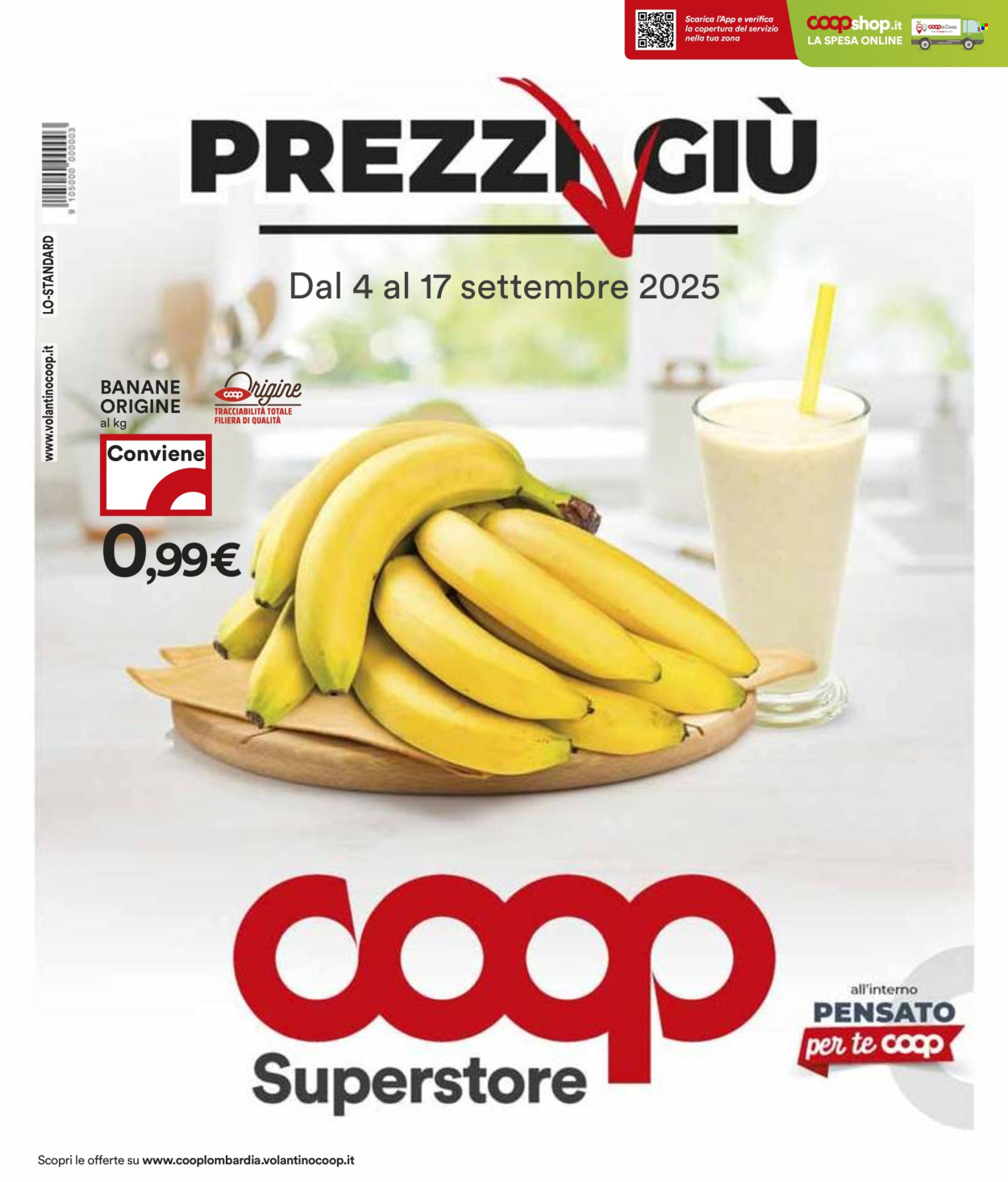 Volantino Coop - 4/9/2025 - 17/9/2025. Pagina 1