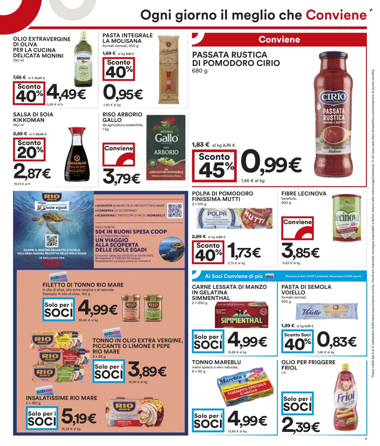 Volantino Coop - 4/9/2025 - 17/9/2025. Pagina 9
