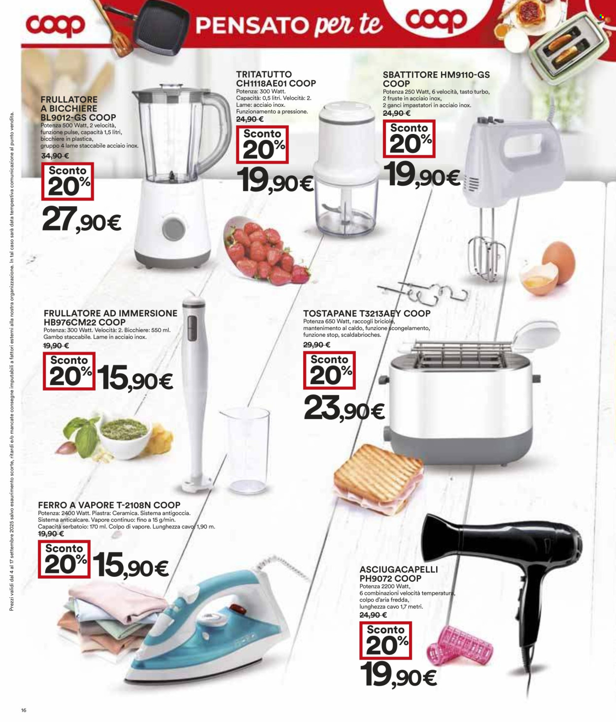 Volantino Coop - 4/9/2025 - 17/9/2025. Pagina 16