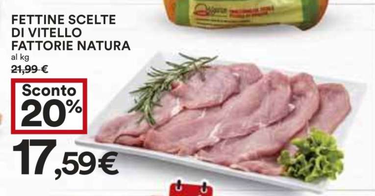 Fettine Scelte di Vitello Fattorie Natura