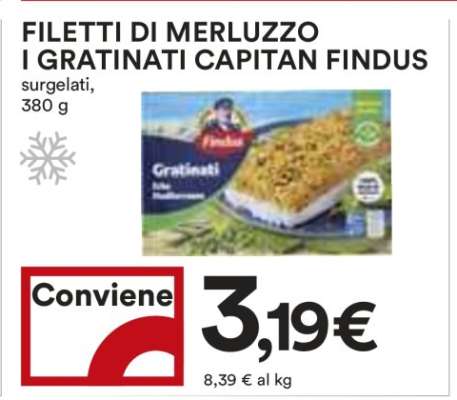 FILETTI DI MERLUZZO I GRATINATI CAPITAN FINDUS