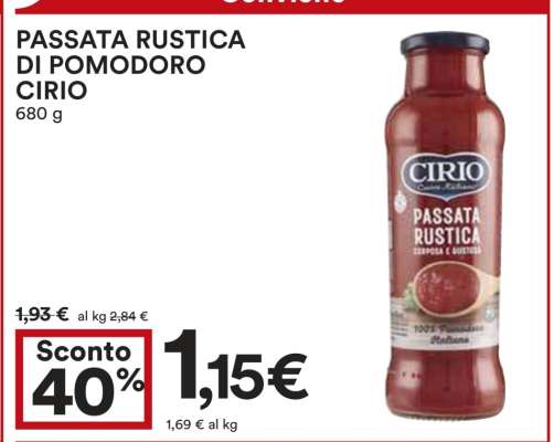 Passata Rustica di Pomodoro Cirio