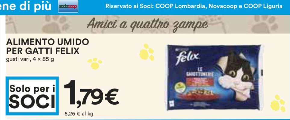 Alimento Umido per Gatti Felix