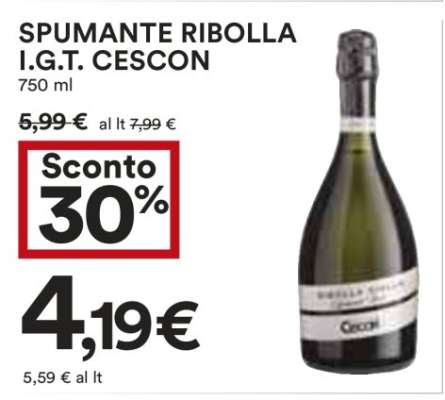 SPUMANTE RIBOLLA I.G.T. CESCON