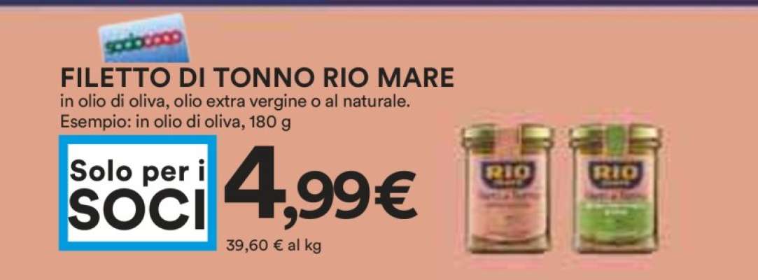 FILETTO DI TONNO RIO MARE