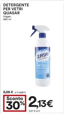 DETERGENTE PER VETRI QUASAR