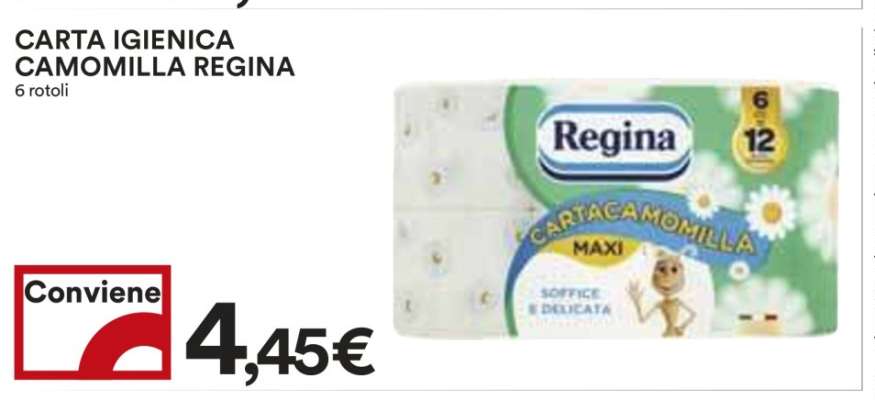 CARTA IGIENICA CAMOMILLA REGINA