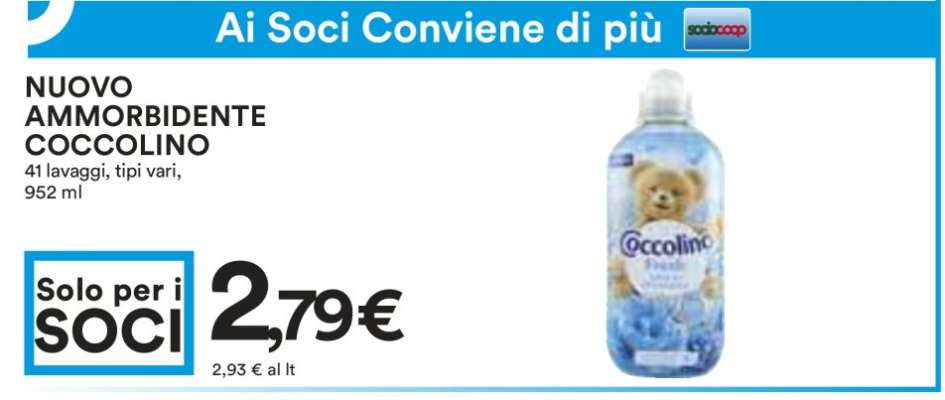 Nuovo Ammorbidente Coccolino