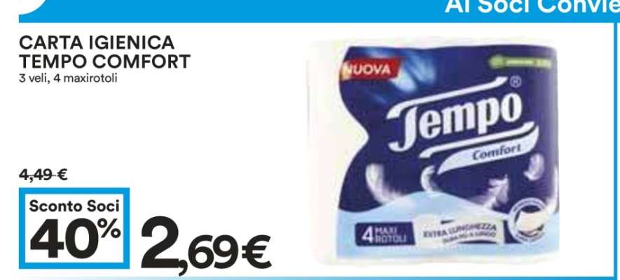 Carta Igienica Tempo Comfort