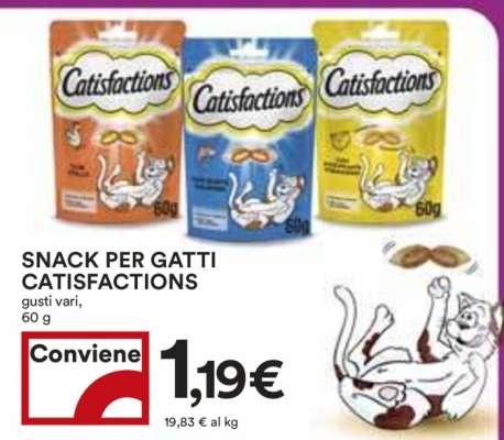 Snack per gatti Catisfactions