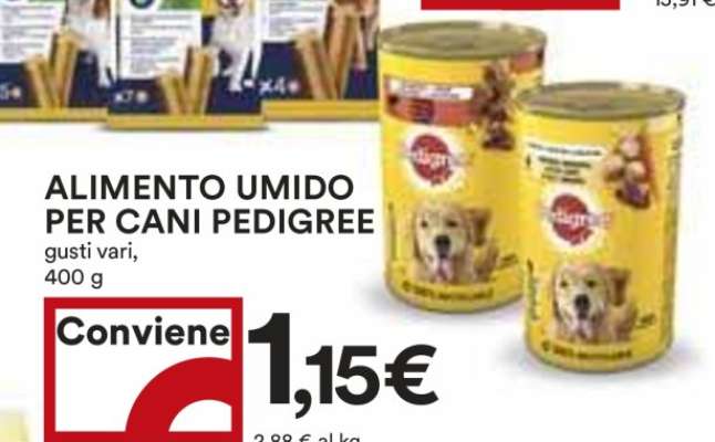 ALIMENTO UMIDO PER CANI PEDIGREE