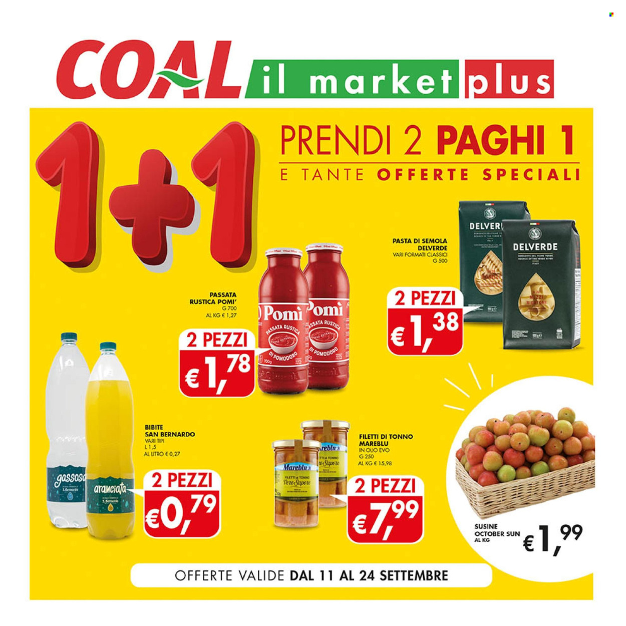 Volantino COAL - 11/9/2025 - 24/9/2025. Pagina 1
