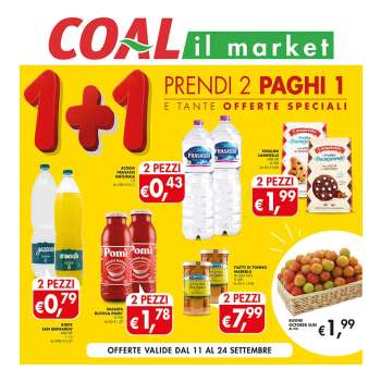 Volantino COAL - 11/9/2025 - 24/9/2025.
