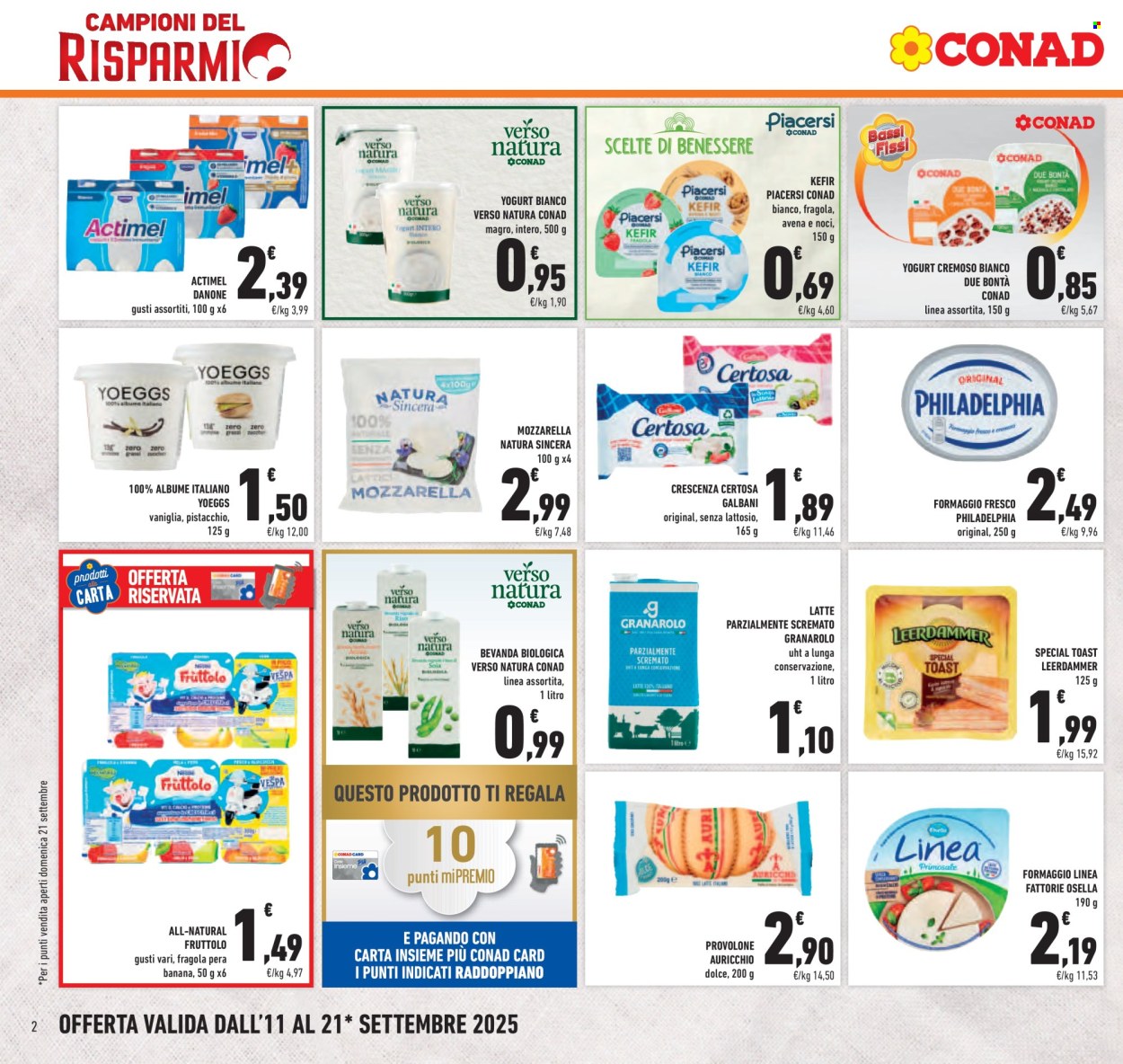 Volantino Conad - 11/9/2025 - 21/9/2025. Pagina 2