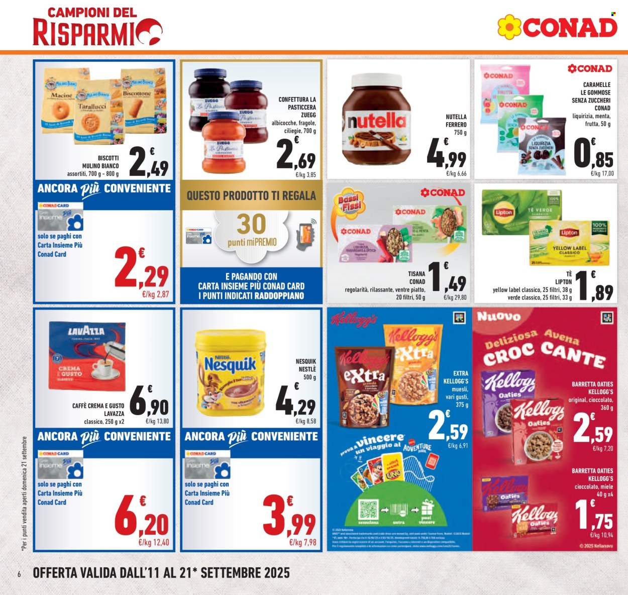 Volantino Conad - 11/9/2025 - 21/9/2025. Pagina 6