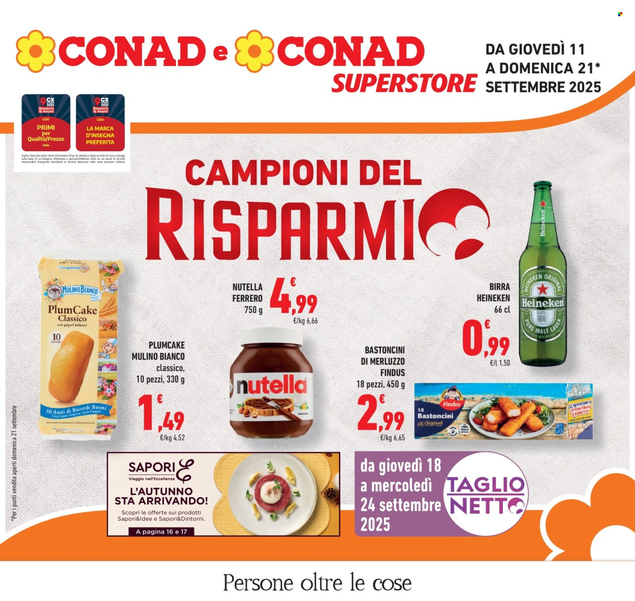 Volantino Conad Superstore - 11/9/2025 - 21/9/2025. Pagina 1