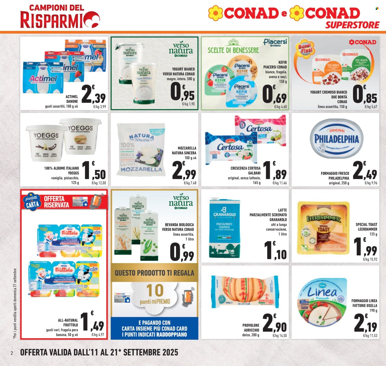 Volantino Conad Superstore - 11/9/2025 - 21/9/2025. Pagina 2