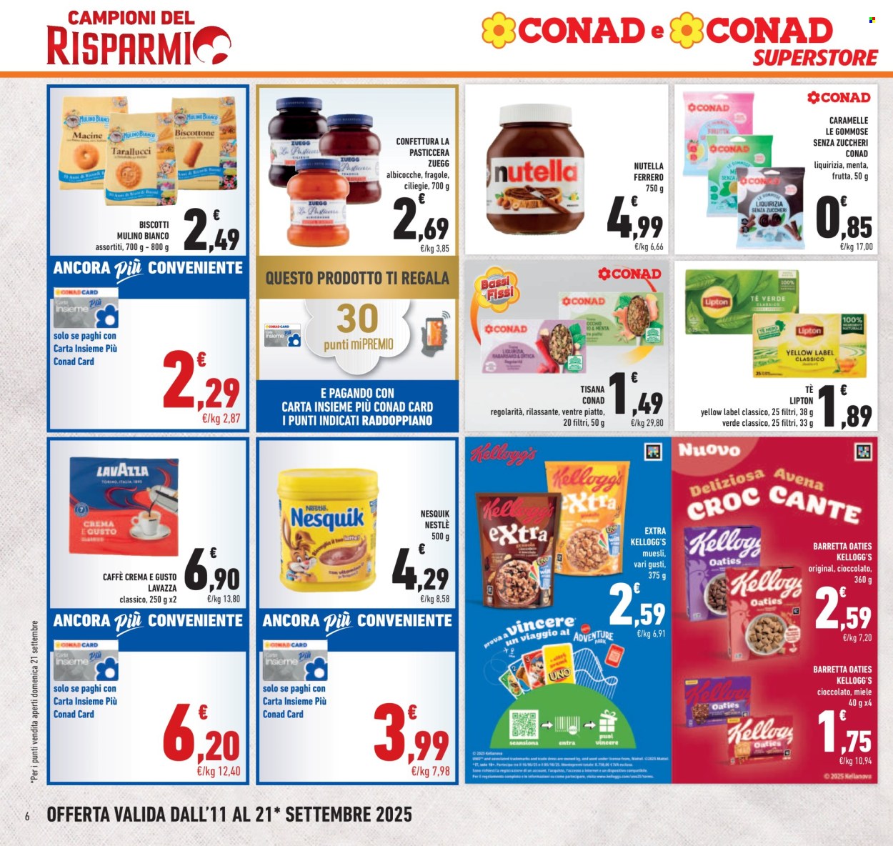 Volantino Conad Superstore - 11/9/2025 - 21/9/2025. Pagina 6