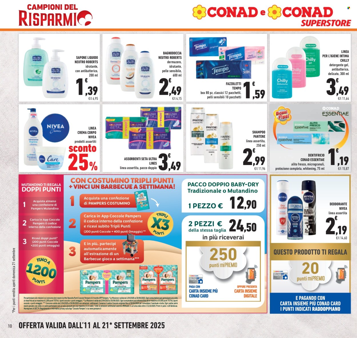 Volantino Conad Superstore - 11/9/2025 - 21/9/2025. Pagina 10