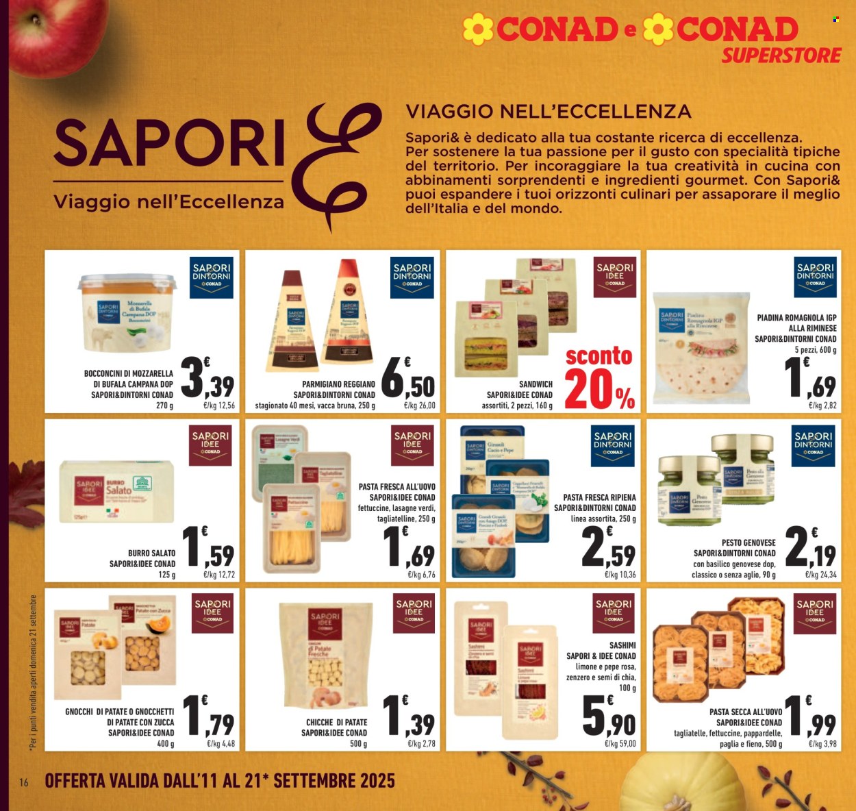 Volantino Conad Superstore - 11/9/2025 - 21/9/2025. Pagina 16