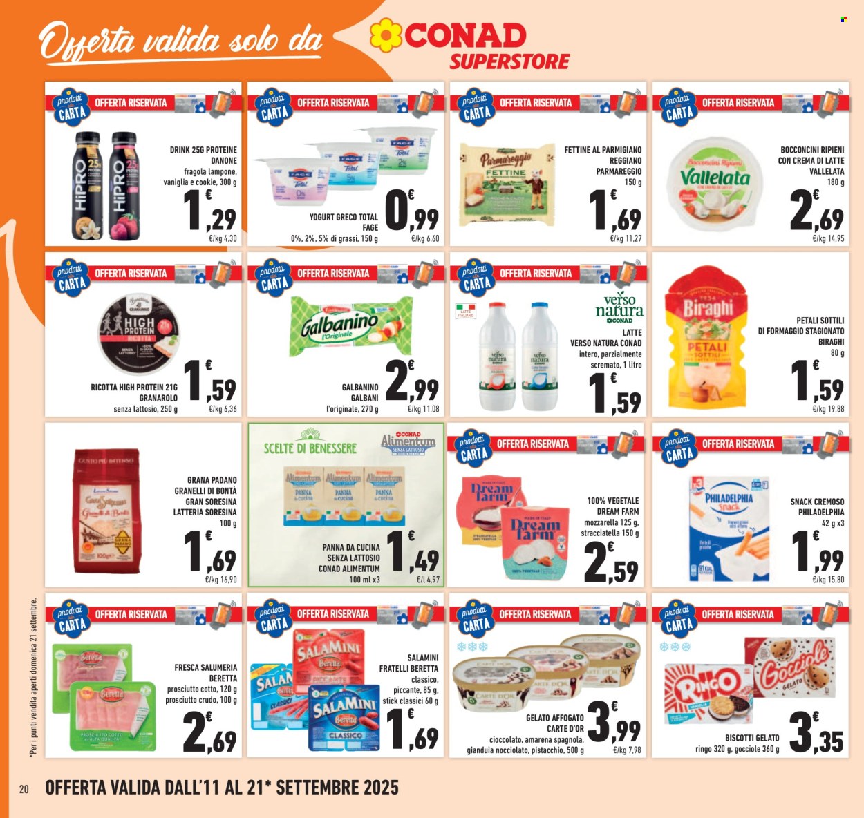 Volantino Conad Superstore - 11/9/2025 - 21/9/2025. Pagina 20