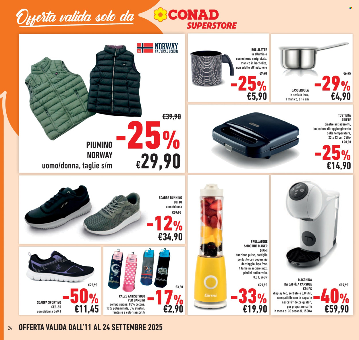 Volantino Conad Superstore - 11/9/2025 - 21/9/2025. Pagina 24