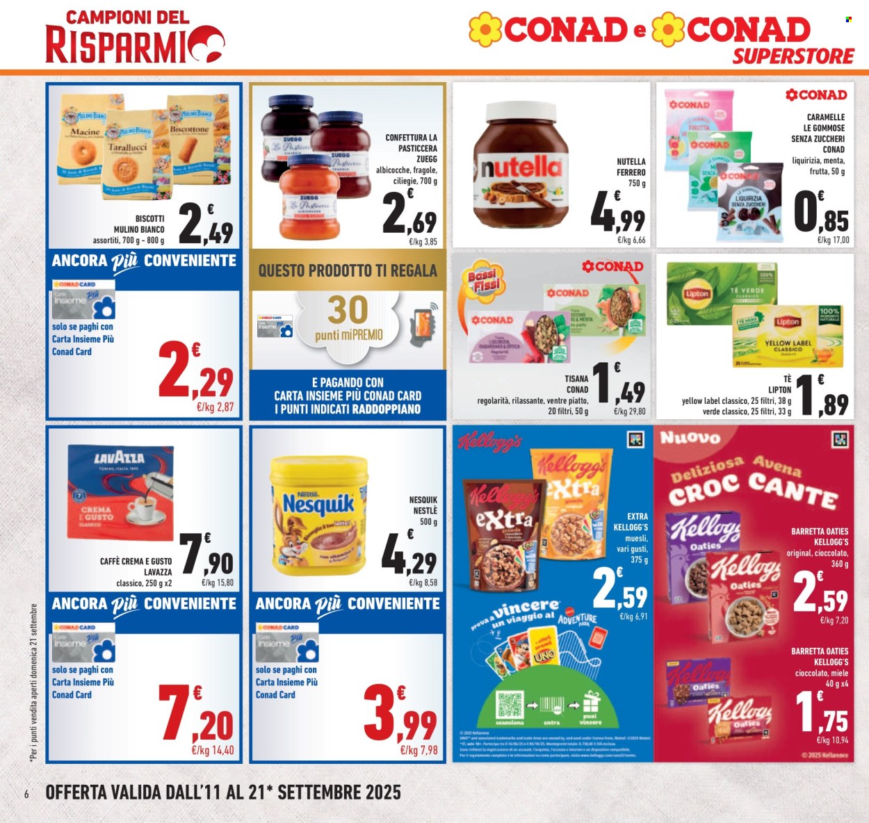 Volantino Conad Superstore - 11/9/2025 - 21/9/2025. Pagina 6