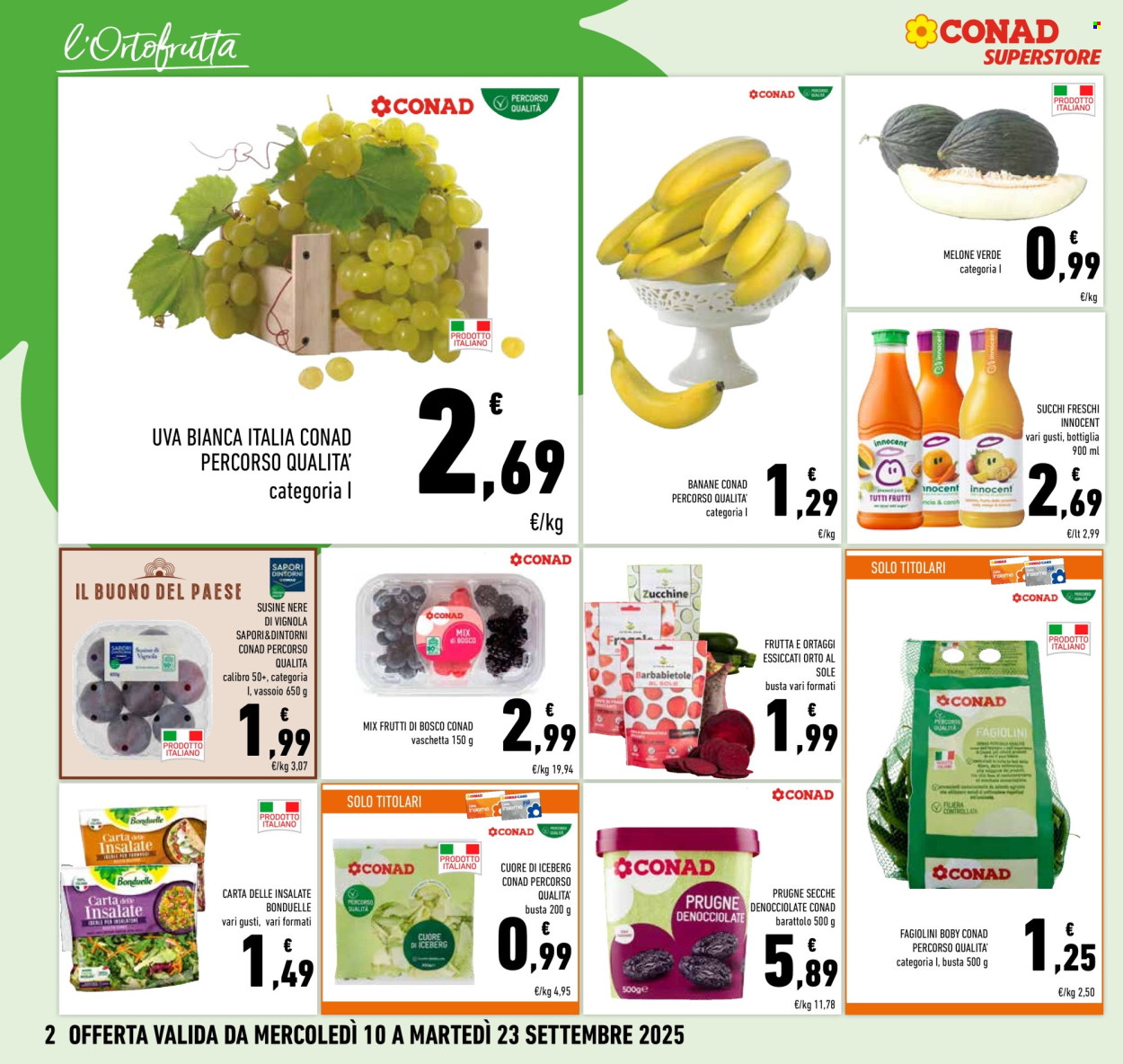 Volantino Conad Superstore - 11/9/2025 - 23/9/2025. Pagina 2
