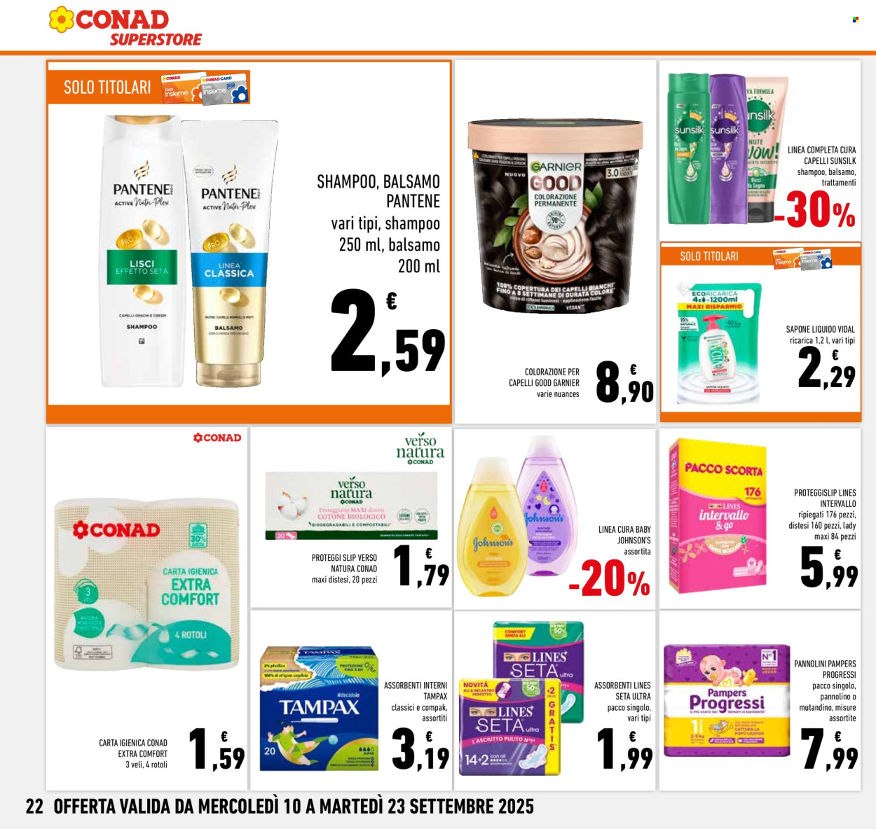 Volantino Conad Superstore - 11/9/2025 - 23/9/2025. Pagina 22