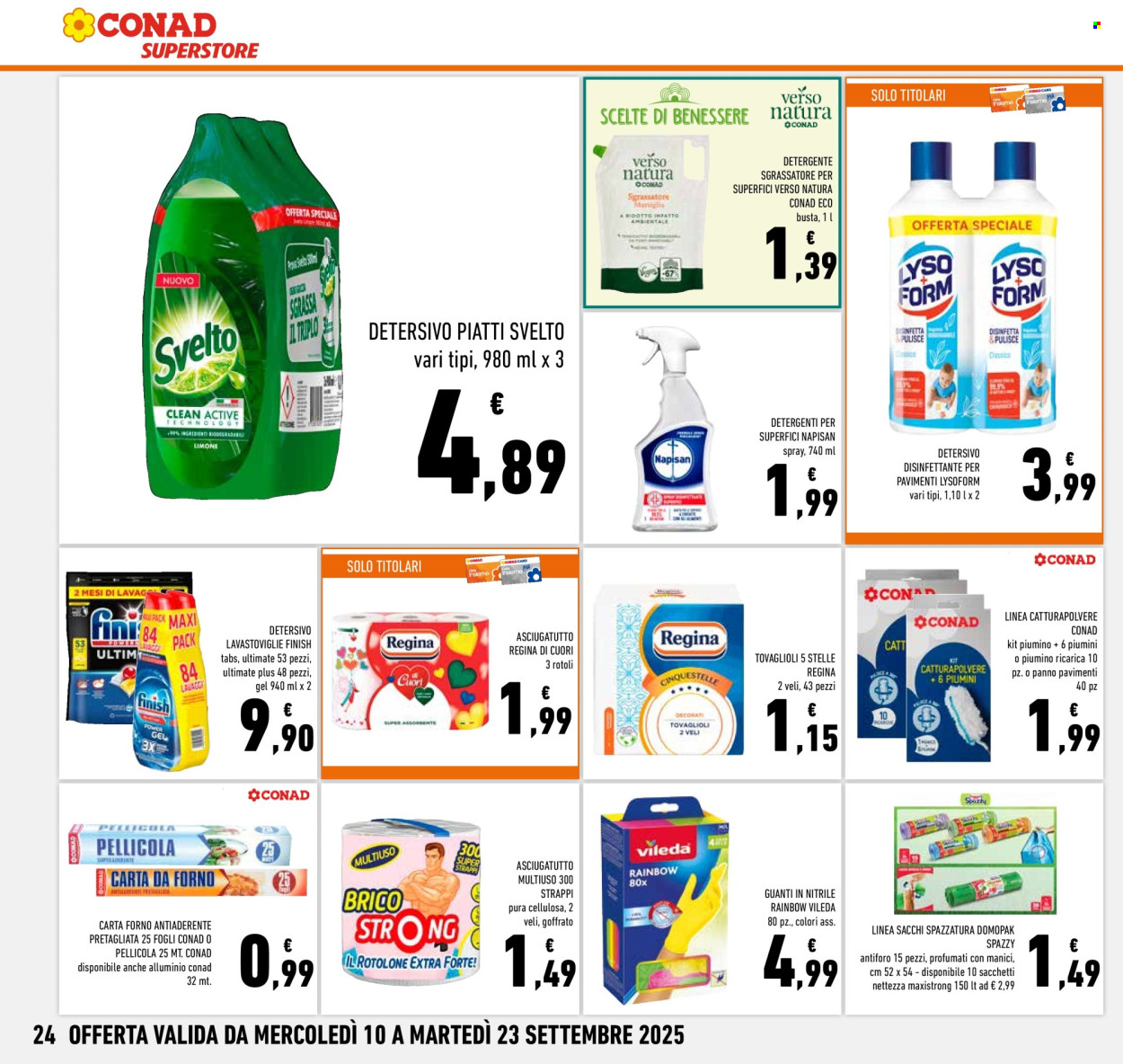 Volantino Conad Superstore - 11/9/2025 - 23/9/2025. Pagina 24