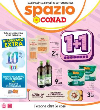 Volantino Spazio Conad - 15/9/2025 - 25/9/2025.