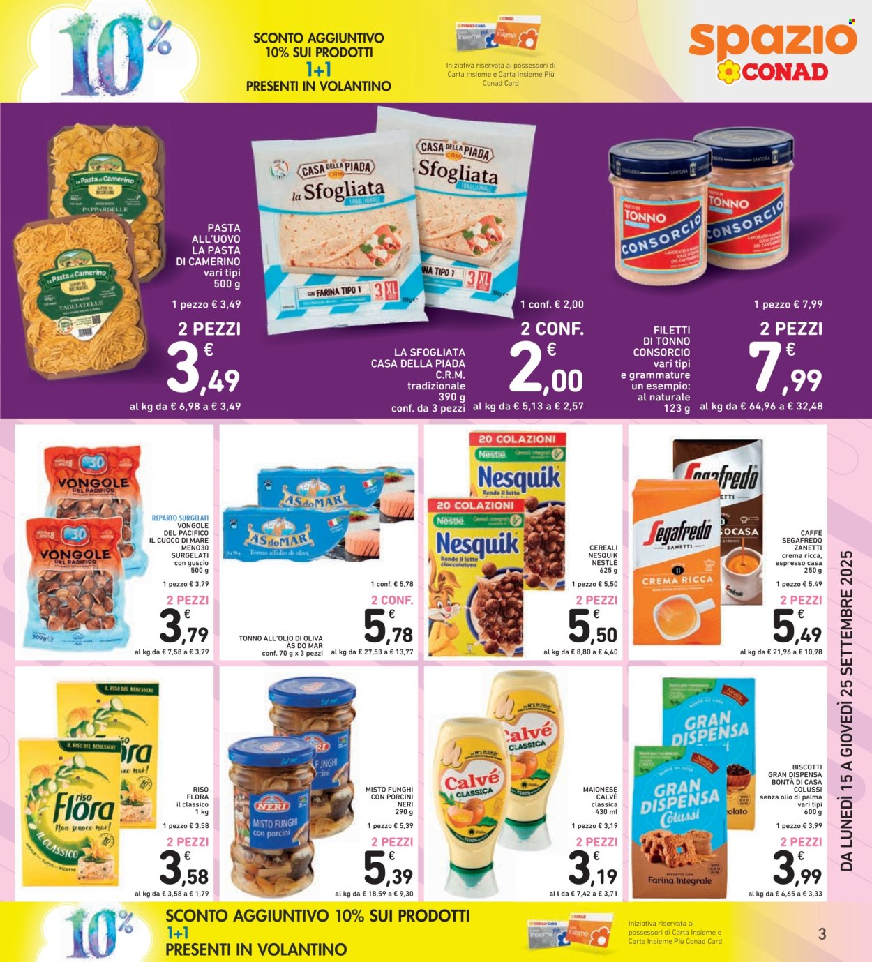 Volantino Spazio Conad - 15/9/2025 - 25/9/2025. Pagina 3