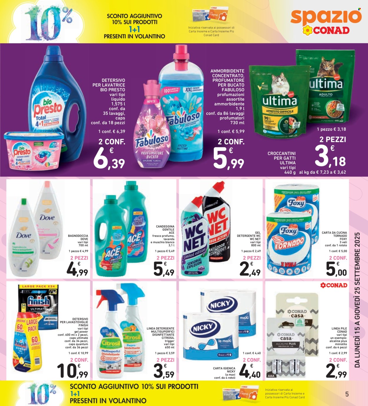 Volantino Spazio Conad - 15/9/2025 - 25/9/2025. Pagina 5