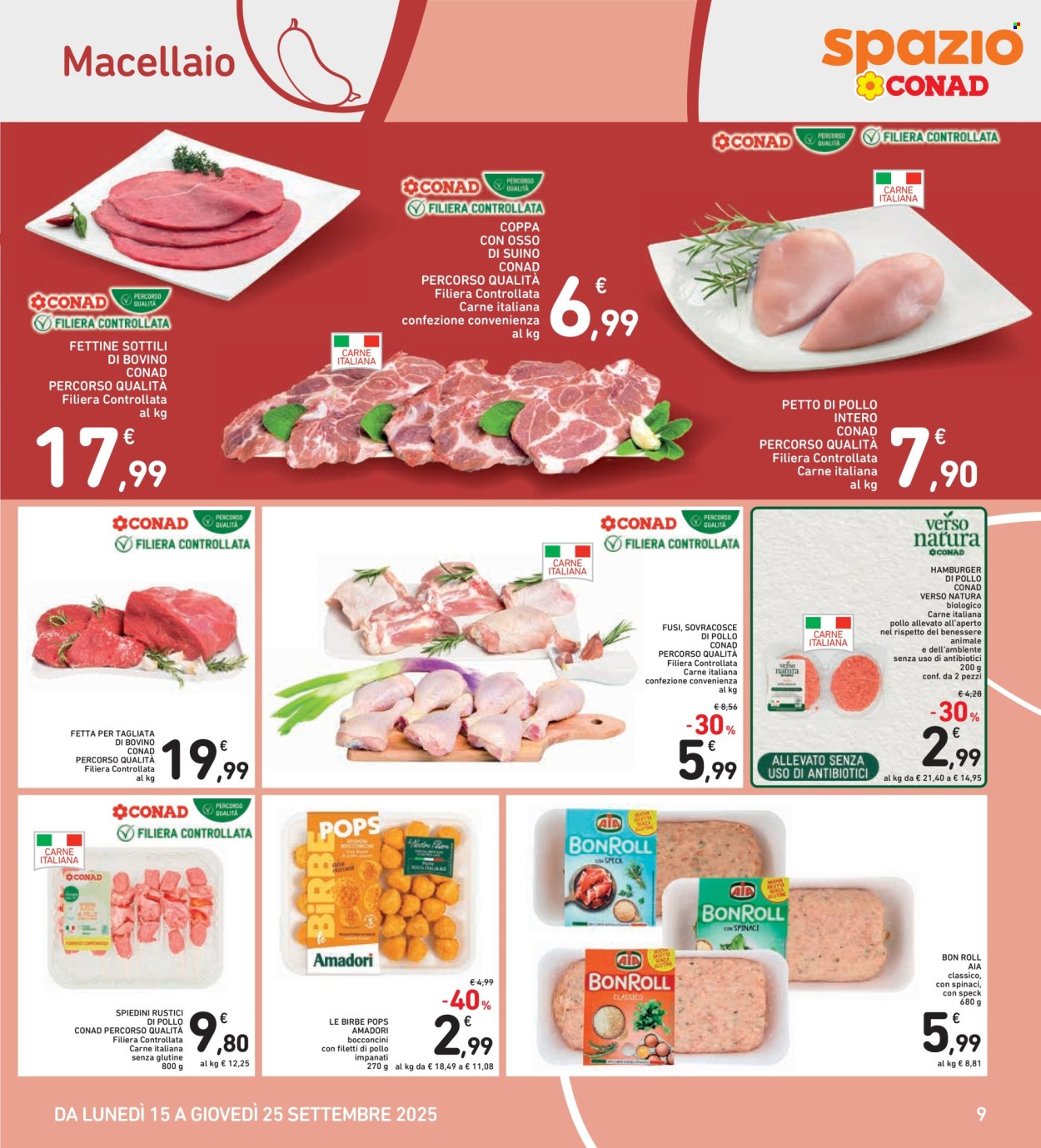 Volantino Spazio Conad - 15/9/2025 - 25/9/2025. Pagina 9