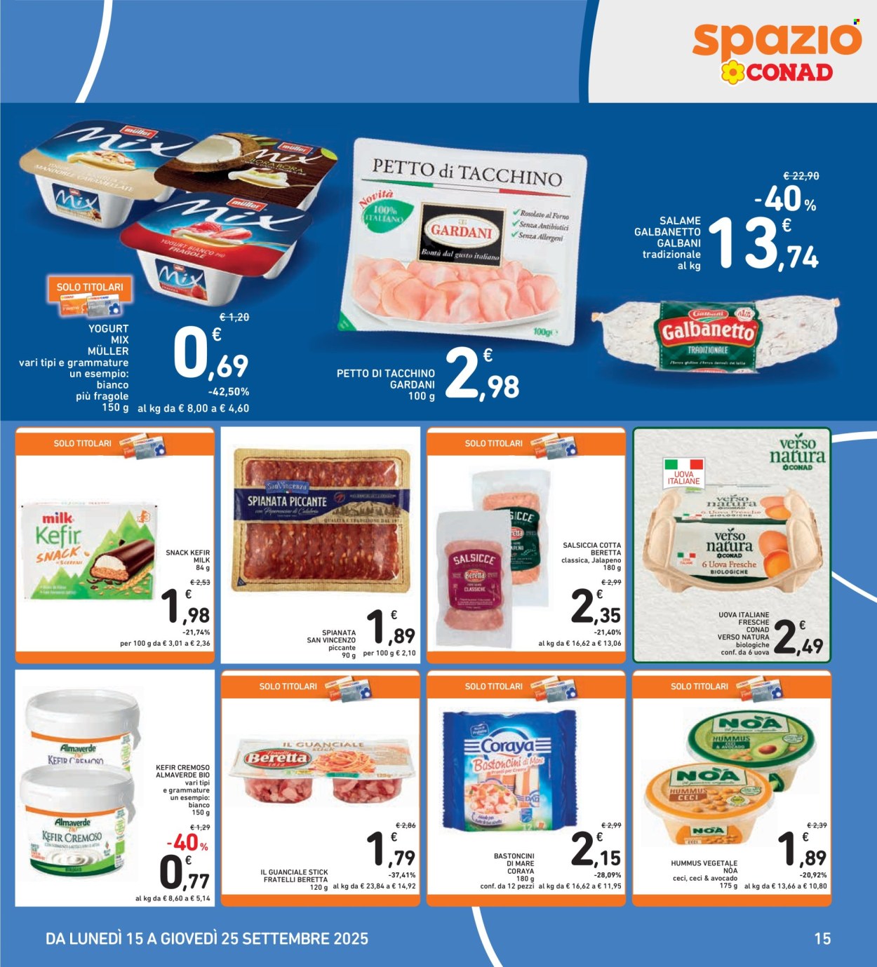 Volantino Spazio Conad - 15/9/2025 - 25/9/2025. Pagina 15