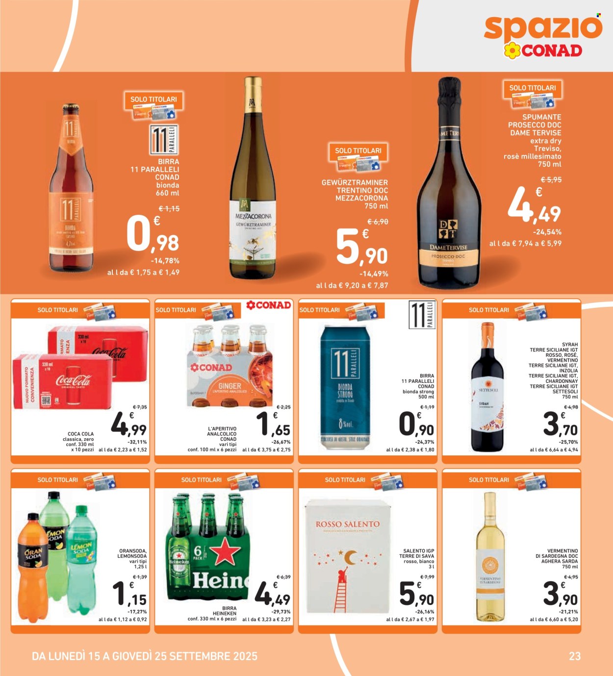 Volantino Spazio Conad - 15/9/2025 - 25/9/2025. Pagina 23