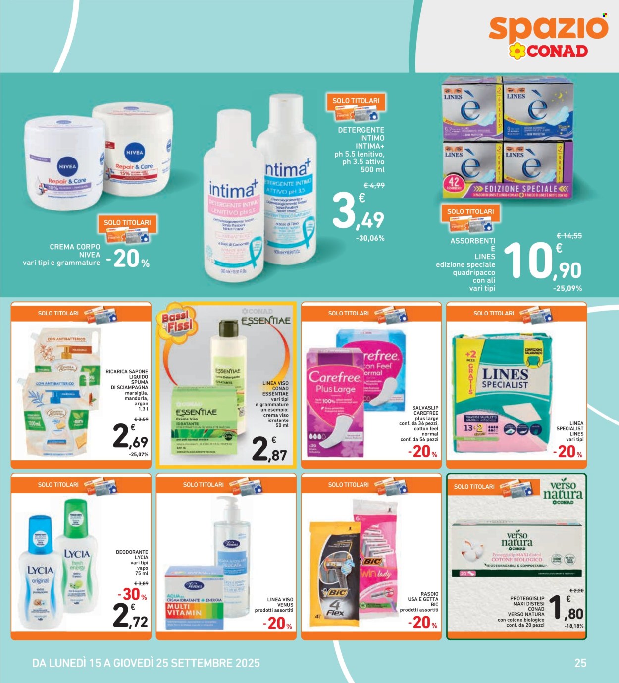 Volantino Spazio Conad - 15/9/2025 - 25/9/2025. Pagina 25