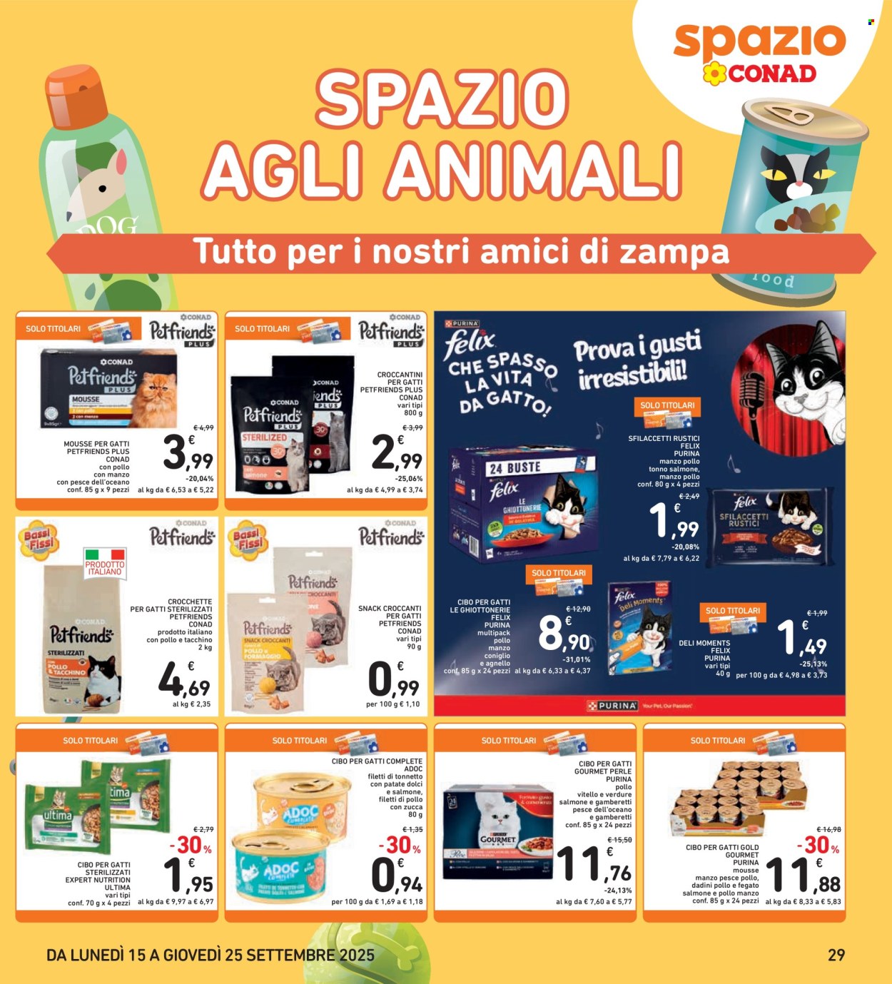 Volantino Spazio Conad - 15/9/2025 - 25/9/2025. Pagina 29