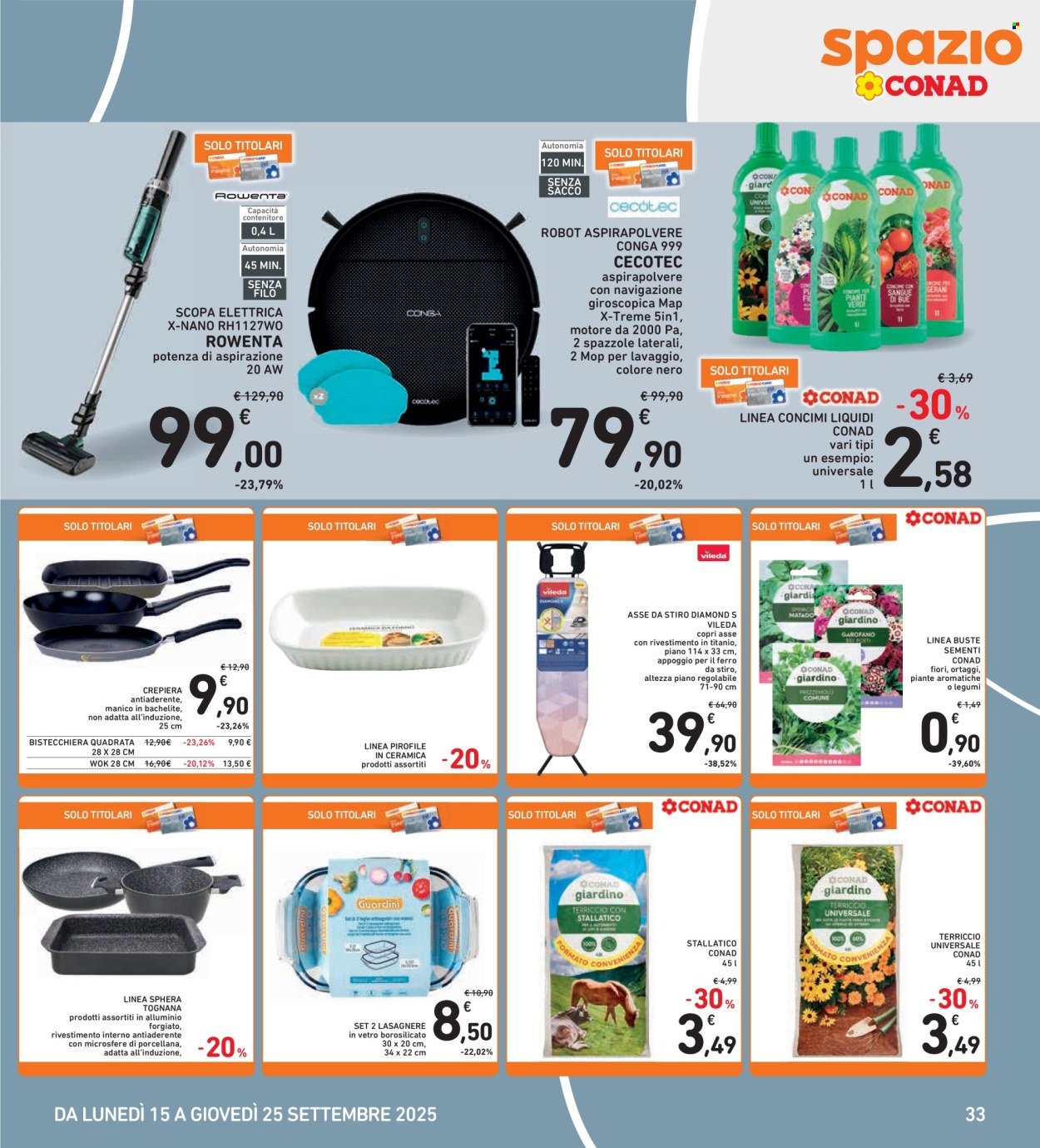 Volantino Spazio Conad - 15/9/2025 - 25/9/2025. Pagina 33
