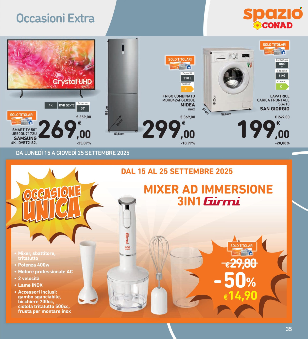 Volantino Spazio Conad - 15/9/2025 - 25/9/2025. Pagina 35