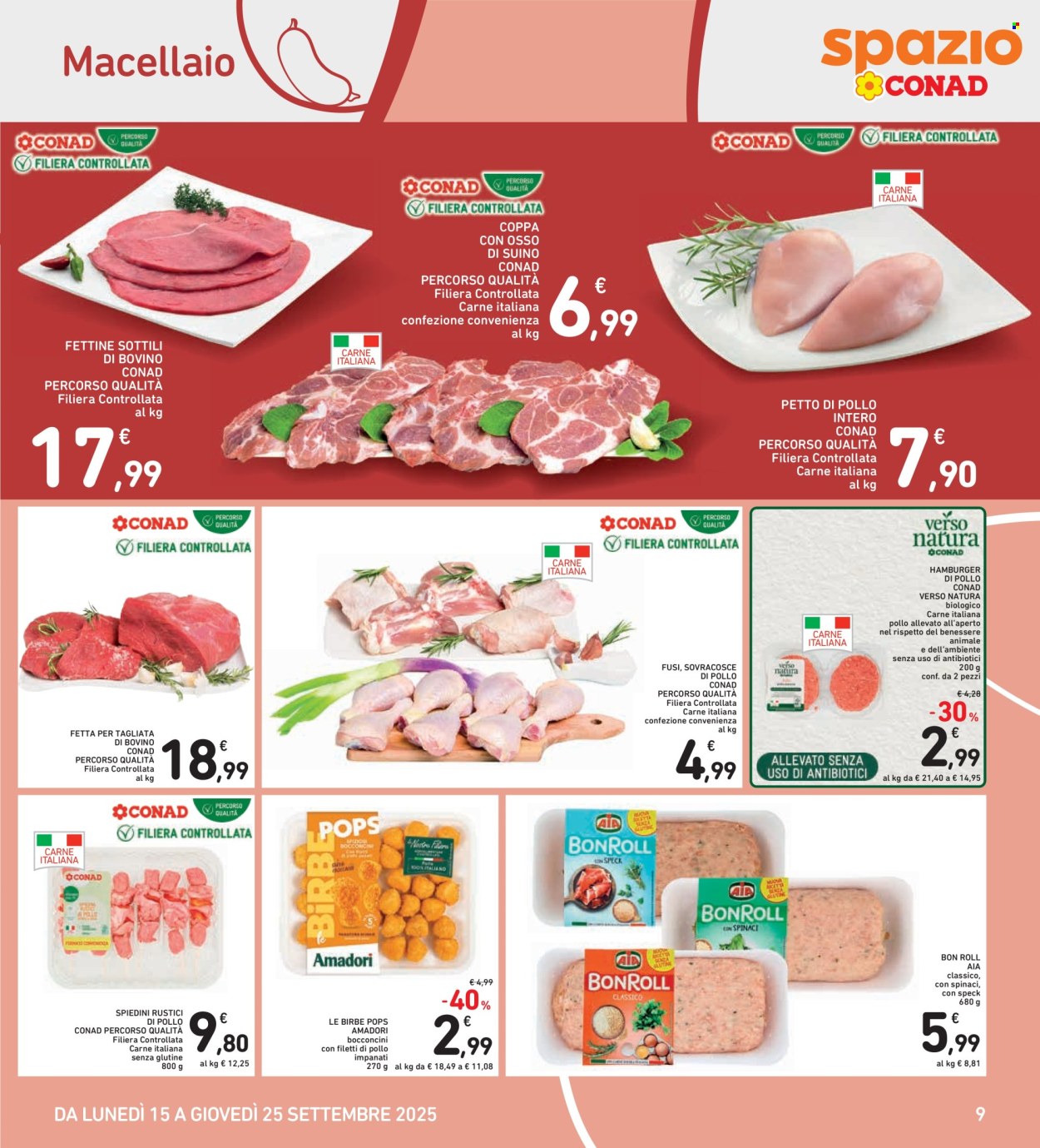 Volantino Spazio Conad - 15/9/2025 - 25/9/2025. Pagina 9