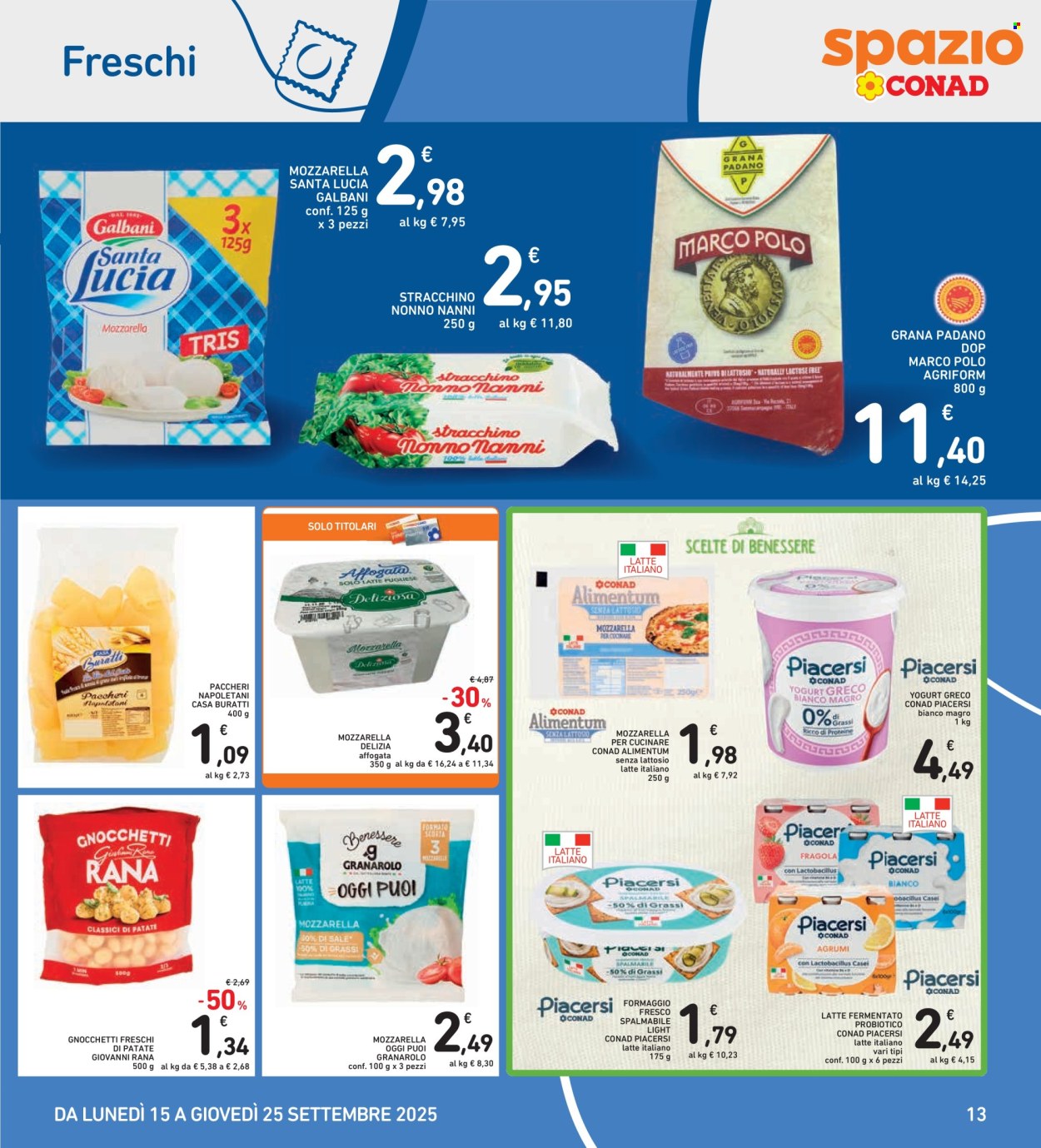 Volantino Spazio Conad - 15/9/2025 - 25/9/2025. Pagina 13