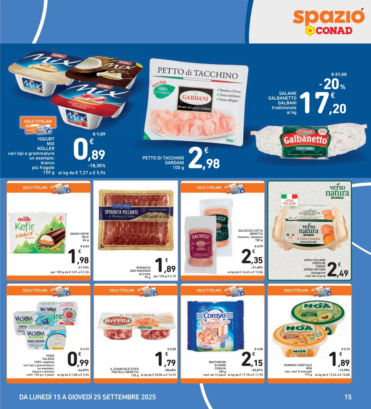 Volantino Spazio Conad - 15/9/2025 - 25/9/2025. Pagina 15