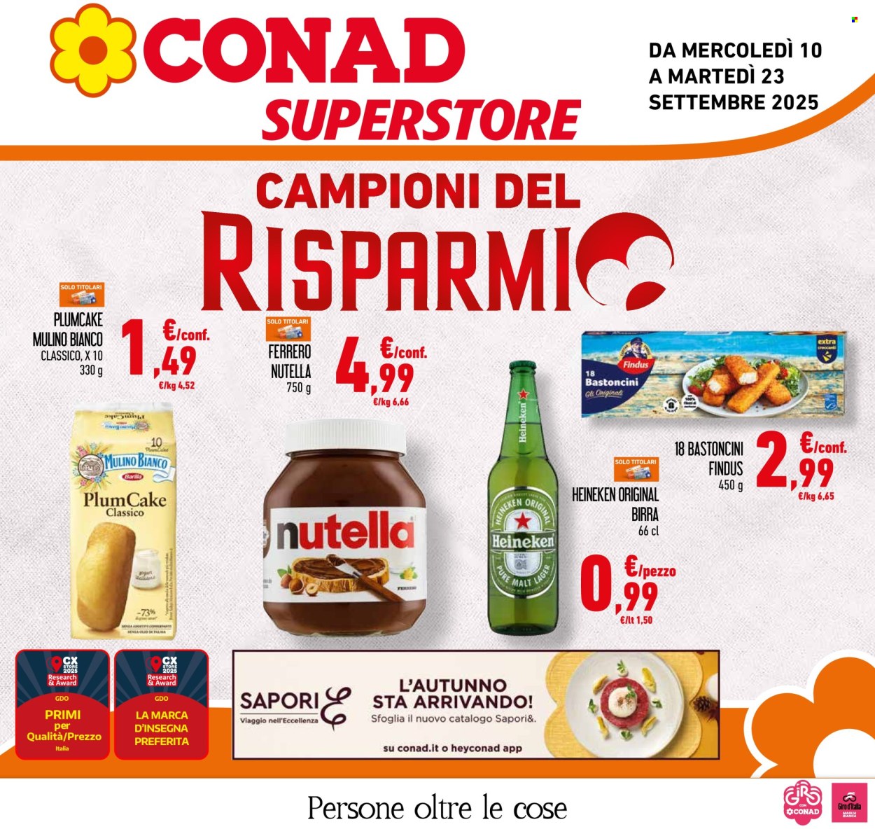 Volantino Conad Superstore - 11/9/2025 - 23/9/2025. Pagina 1