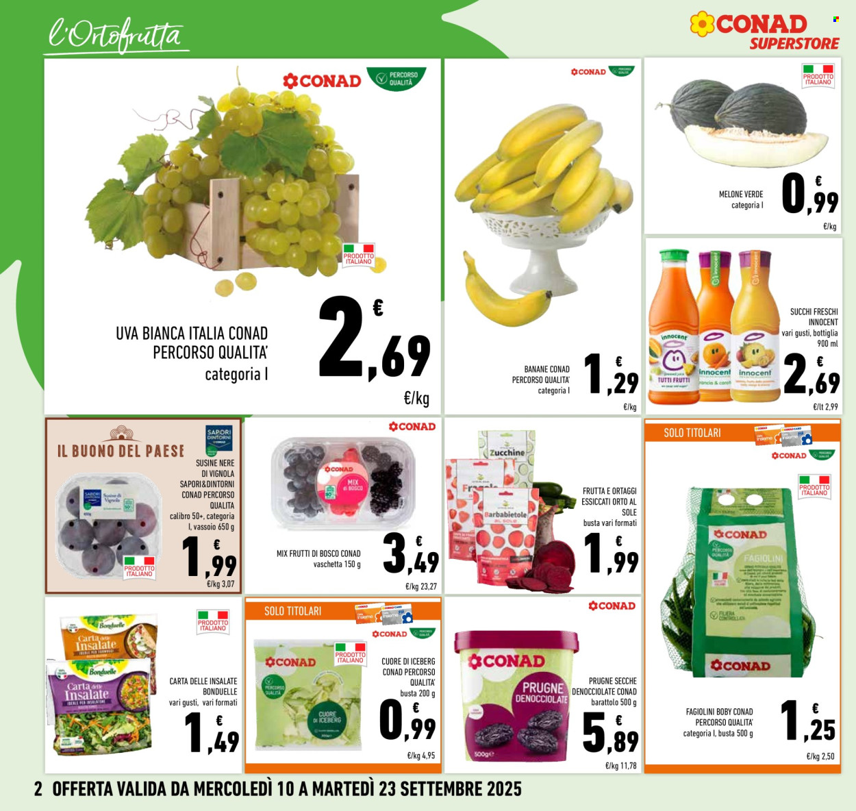 Volantino Conad Superstore - 11/9/2025 - 23/9/2025. Pagina 2