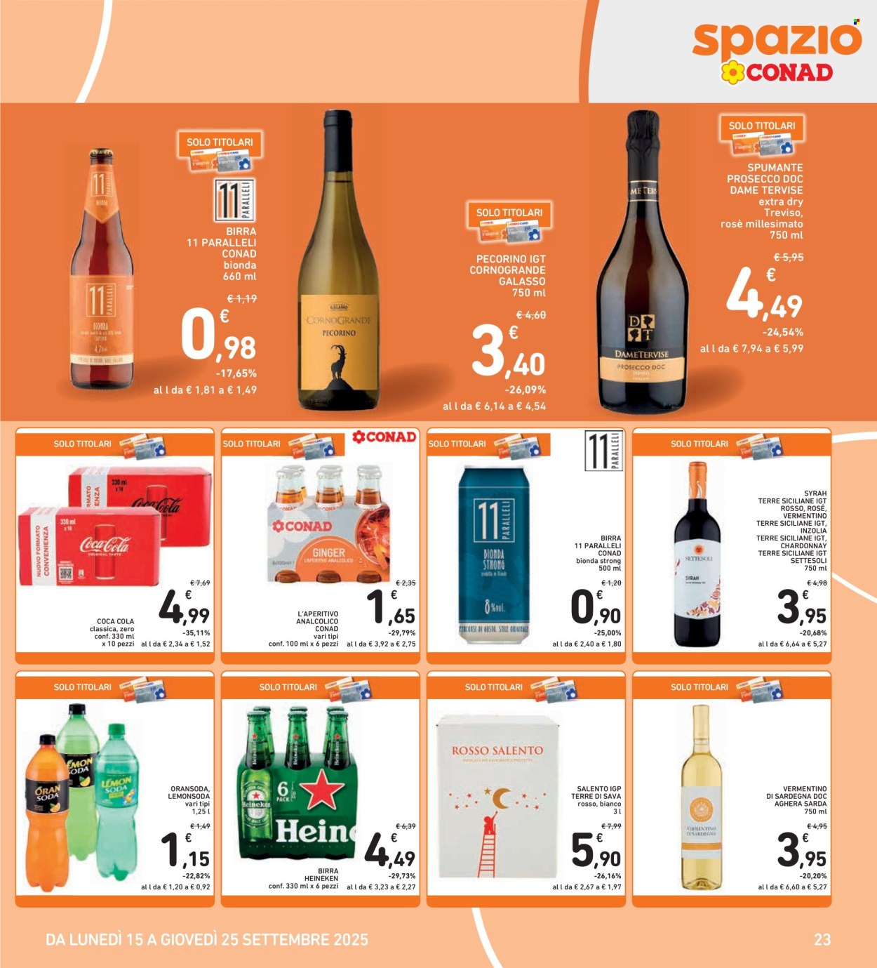 Volantino Spazio Conad - 15/9/2025 - 25/9/2025. Pagina 23