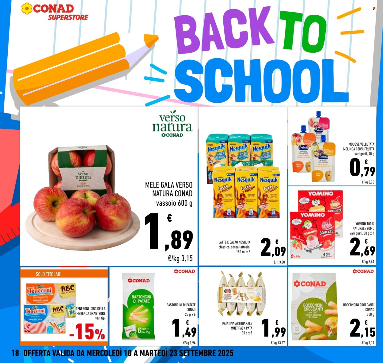Volantino Conad Superstore - 11/9/2025 - 23/9/2025. Pagina 18
