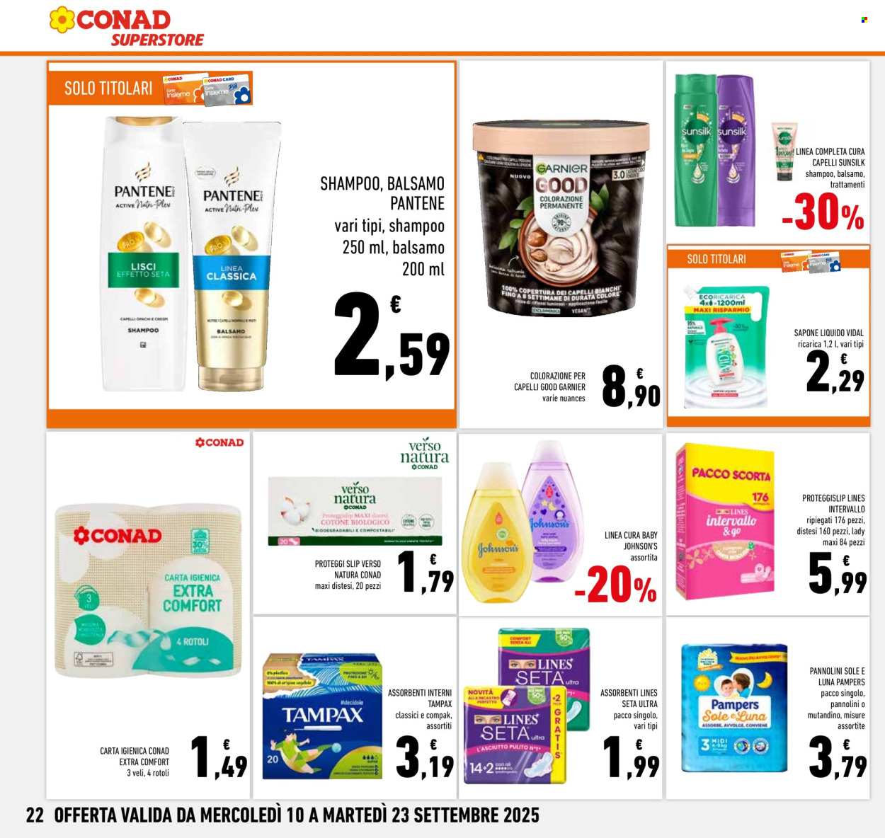Volantino Conad Superstore - 11/9/2025 - 23/9/2025. Pagina 22