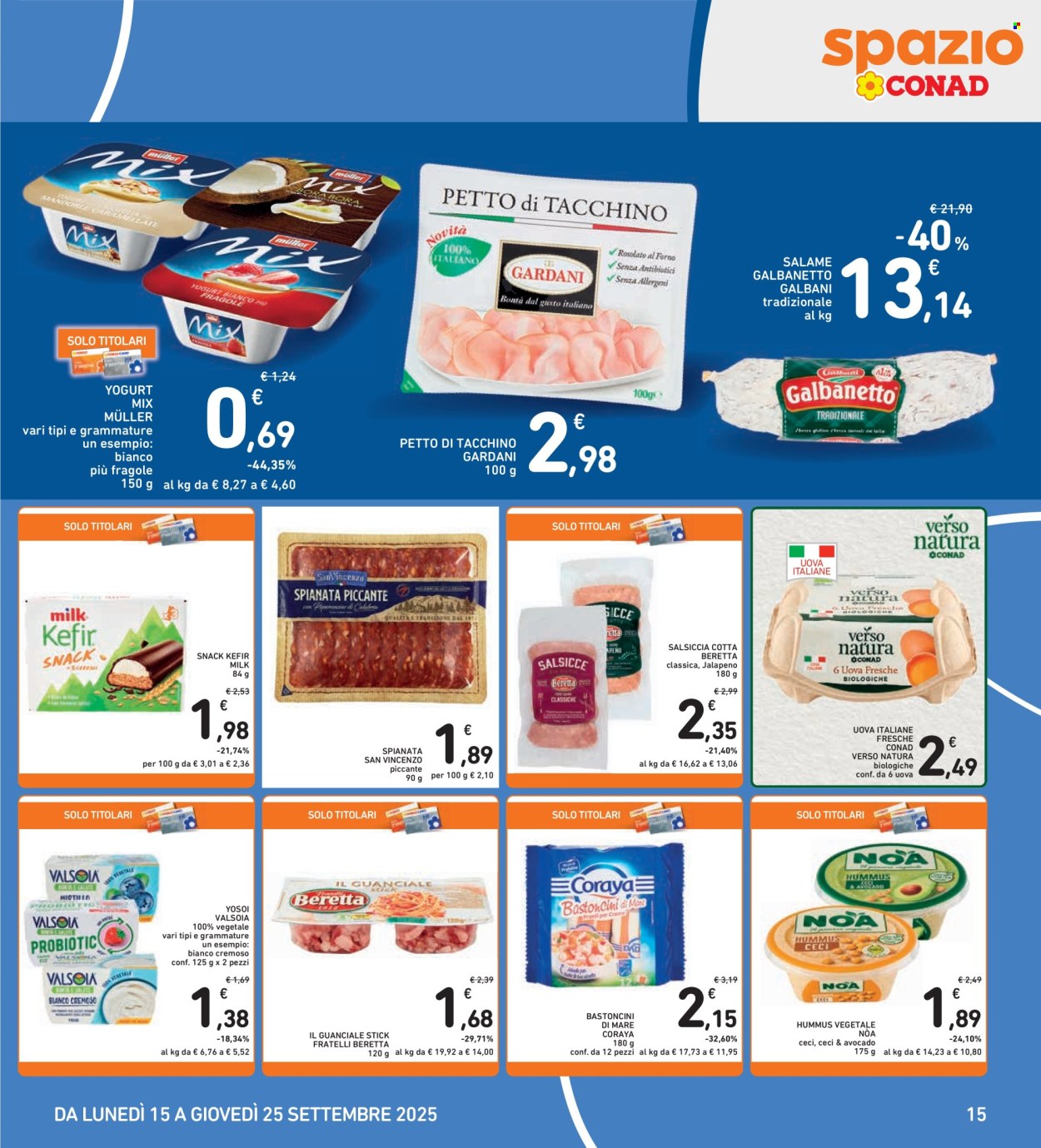 Volantino Spazio Conad - 15/9/2025 - 25/9/2025. Pagina 15